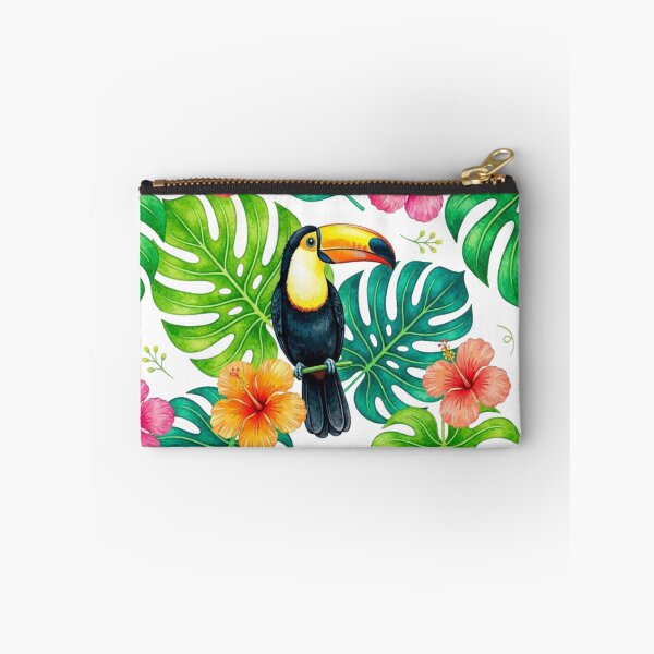 Item preview, Tropical Toucan & Monstera Pattern - Exotic Botanical Floral designed and sold by Dabis26.