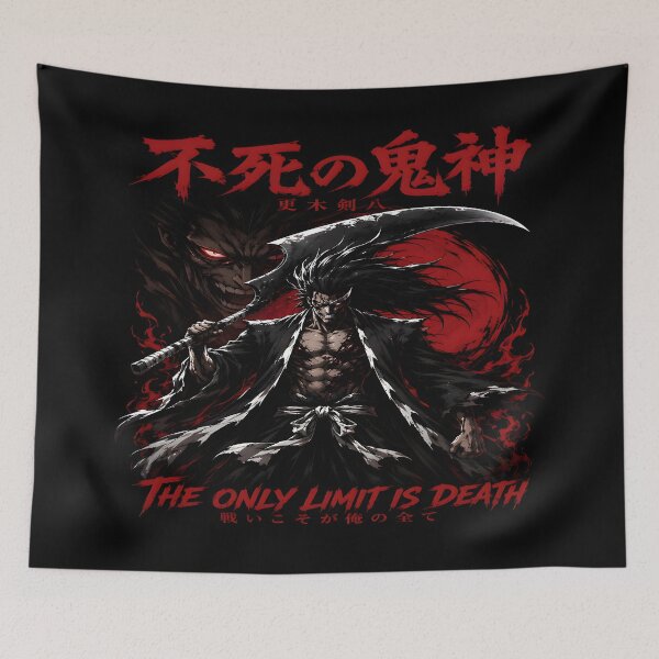 Item preview, The Only Limit is Death - Immortal Demon - Scythe Warrior Aesthetic Design designed and sold by TTdesigns123.