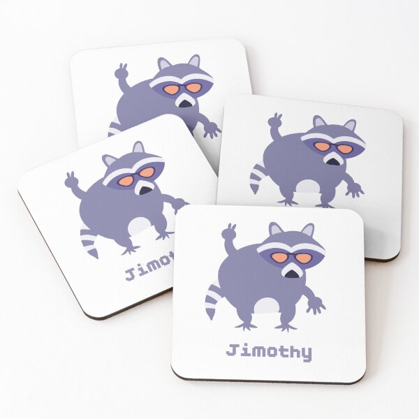 Item preview, Jimothy The Legendary Racoon Illustration designed and sold by EduIllustrates.