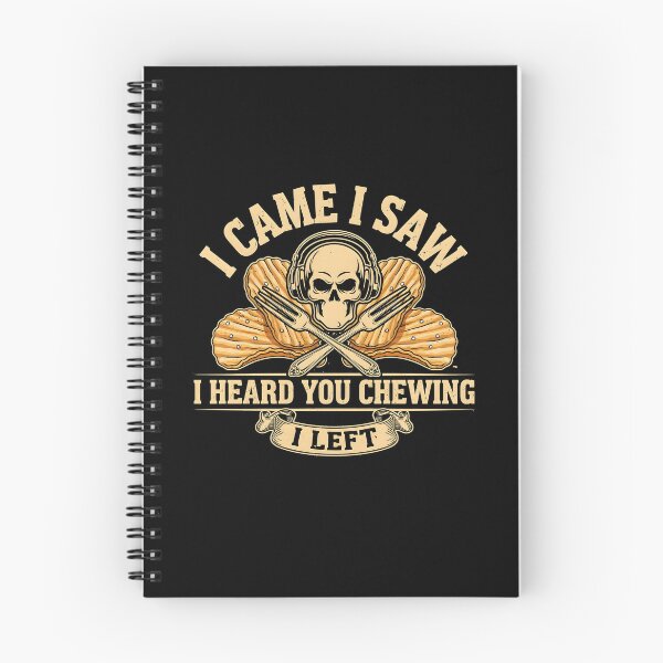Item preview, I Came I Saw I Heard You Chewing I Left Sarcastic for Noisy Coworkers designed and sold by Redgiant87x.