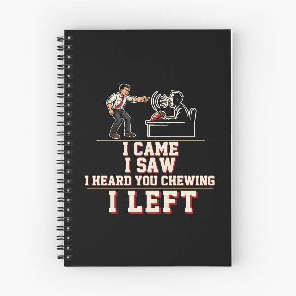Item preview, I Came I Saw I Heard You Chewing I Left Funny Misophonia Humor designed and sold by Redgiant87x.