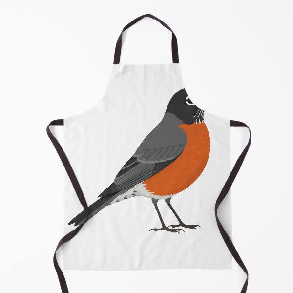 Item preview, American Robin with Golden Crown – Regal Bird Illustration designed and sold by cute-corner0.