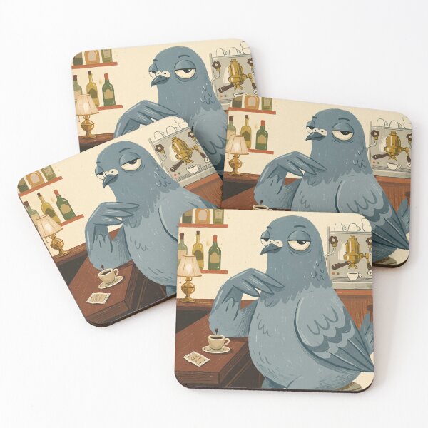 Item preview, Espresso Pigeon designed and sold by Marmalade Oddities.