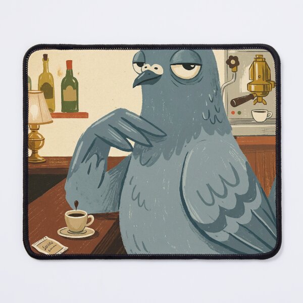 Item preview, Espresso Pigeon designed and sold by Marmalade Oddities.