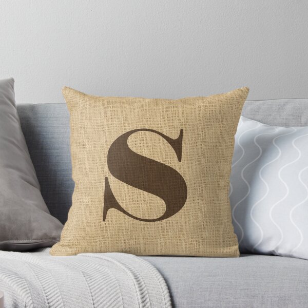 Item preview, Monogram Burlap Initial S designed and sold by Elsy's Art.