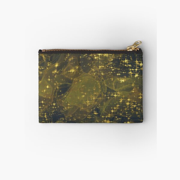 Item preview, Dark Green Alcohol Ink Abstract Background with Golden Sparkles  designed and sold by SweetLilith.