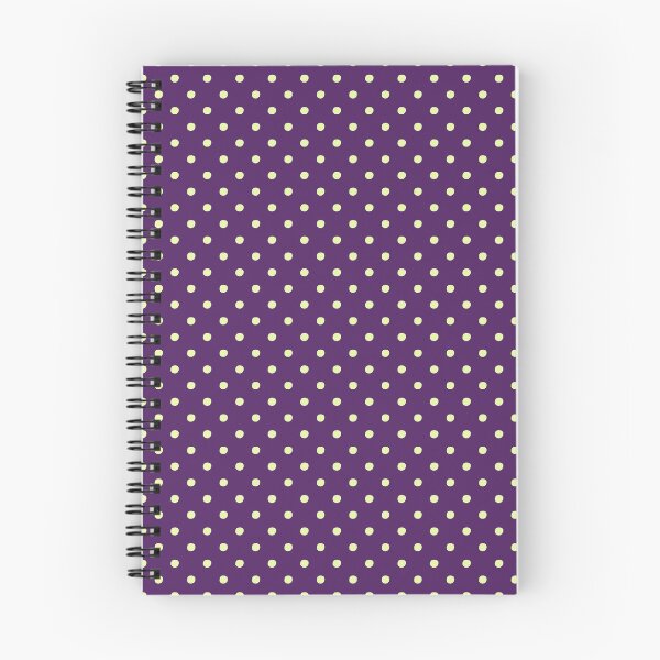 Item preview, Cream and Dark Purple Polka Dots | Minimalist Cream Dots on Deep Purple Pattern | Pastel Cream and Purple Dots | Elegant Cream and Dark Violet Polka Dots | Rustic Dark Purple Dotted designed and sold by VivaFy.