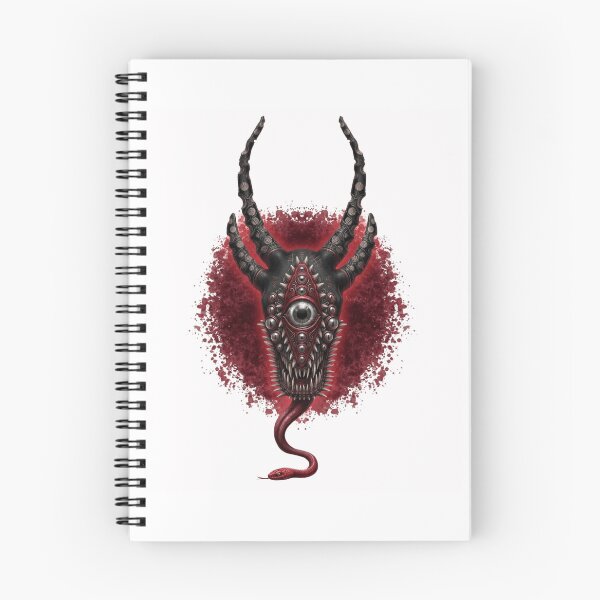 Item preview, Dark Fantasy Demon Skull with All-Seeing Eye and Serpent designed and sold by MayMay79831.