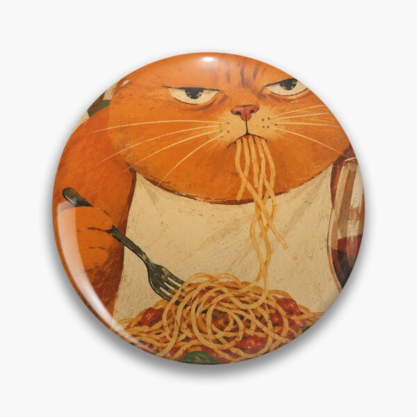 Item preview, Pasta Cat Print designed and sold by Marmalade Oddities.