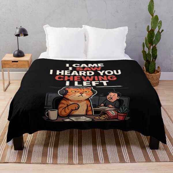 Item preview, I Came I Saw I Heard You Chewing I Left Funny Noisy Coworkers designed and sold by Redgiant87x.
