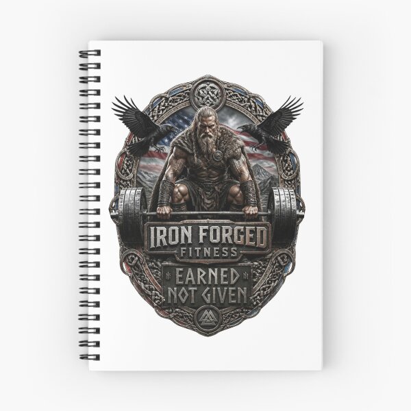 Item preview, Iron Forged Fitness- forged for workout warriors designed and sold by Ehicks7.
