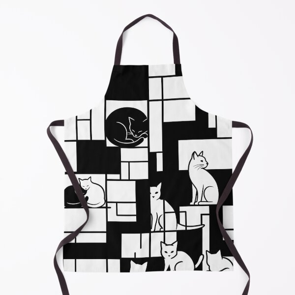 Item preview, Mondrian Style Cats Geometric Pattern designed and sold by Timegraf.