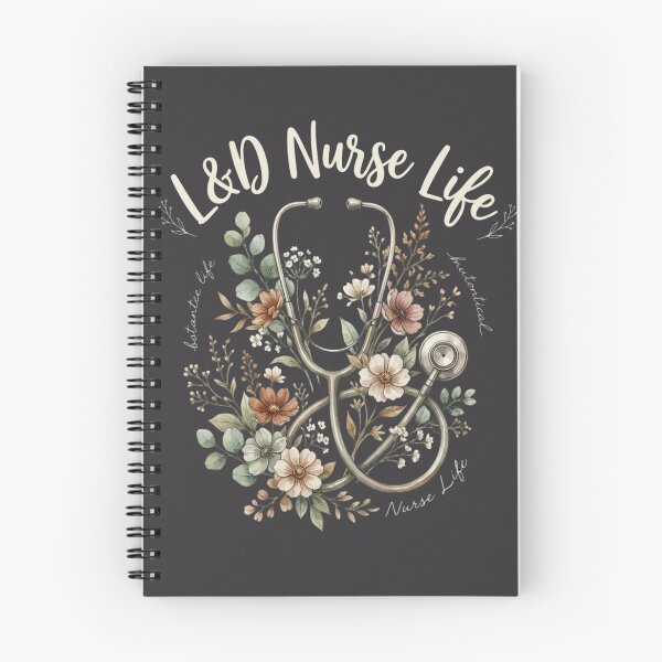 Item preview, L&D Nurse Life: Floral Stethoscope Nurse Life PNG Medical Worker Boho Nursing Design  designed and sold by SARAGOZ.