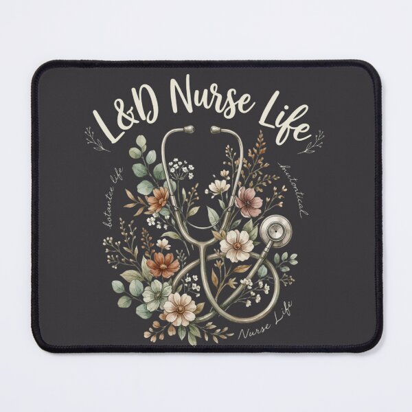 Item preview, L&D Nurse Life: Floral Stethoscope Nurse Life PNG Medical Worker Boho Nursing Design designed and sold by SARAGOZ.