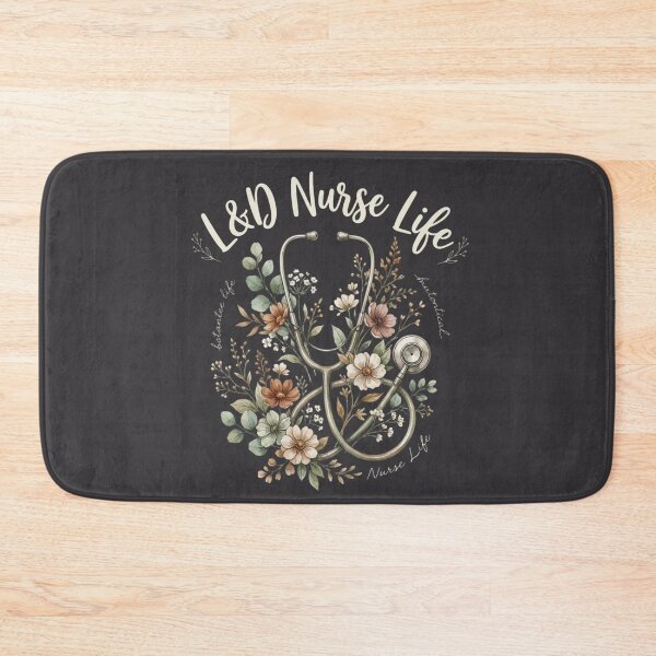 Item preview, L&D Nurse Life: Floral Stethoscope Nurse Life PNG Medical Worker Boho Nursing Design  designed and sold by SARAGOZ.