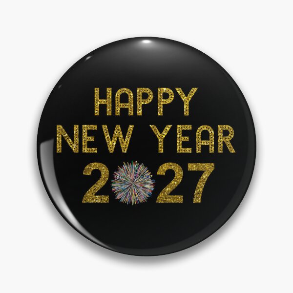Item preview, Happy New Year 2027 designed and sold by Cat Lady Designs.
