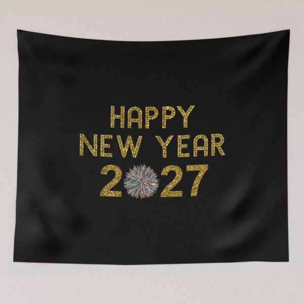 Item preview, Happy New Year 2027 designed and sold by Cat Lady Designs.