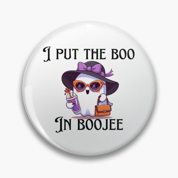 Item preview, I Put the Boo in Boujee | Cute Ghost with Handbag & Drink Funny Halloween T-Shirt designed and sold by Jcastro0115.