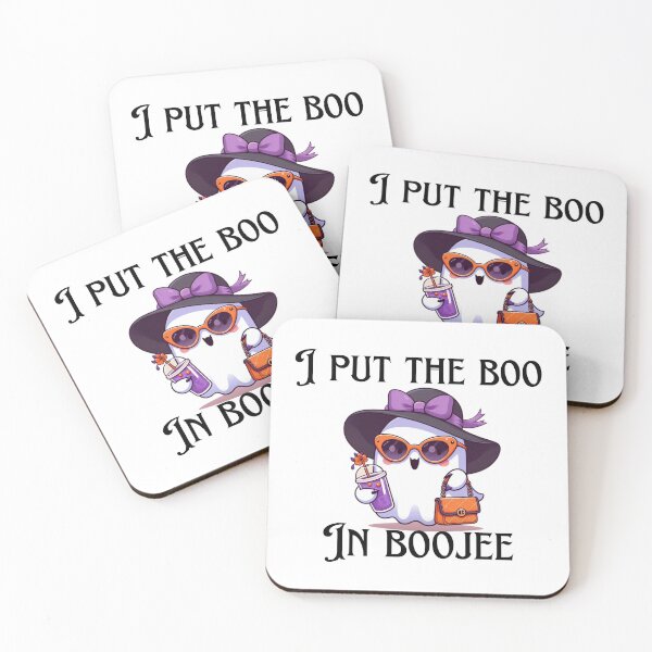 Item preview, I Put the Boo in Boujee | Cute Ghost with Handbag & Drink Funny Halloween T-Shirt designed and sold by Jcastro0115.