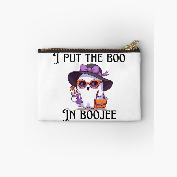 Item preview, I Put the Boo in Boujee | Cute Ghost with Handbag & Drink Funny Halloween T-Shirt designed and sold by Jcastro0115.