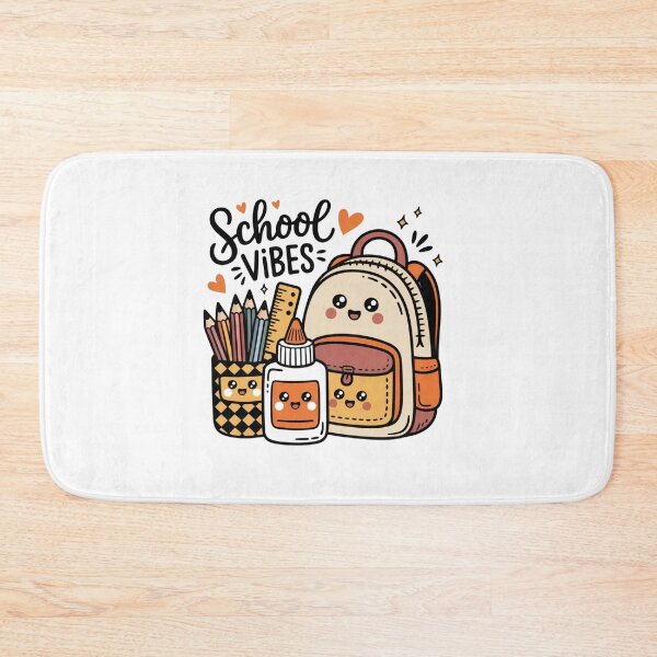 Item preview, School Vibes Backpack Illustration designed and sold by DariaOltes.