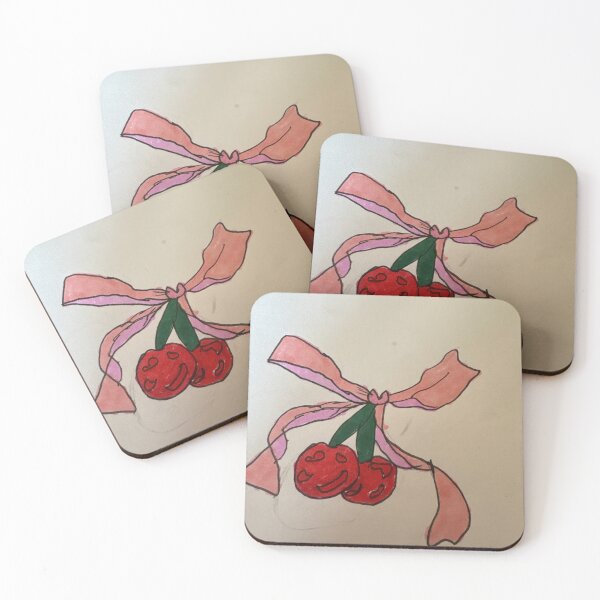 Item preview, This is a cherry with a bow on it. designed and sold by FunByJune.