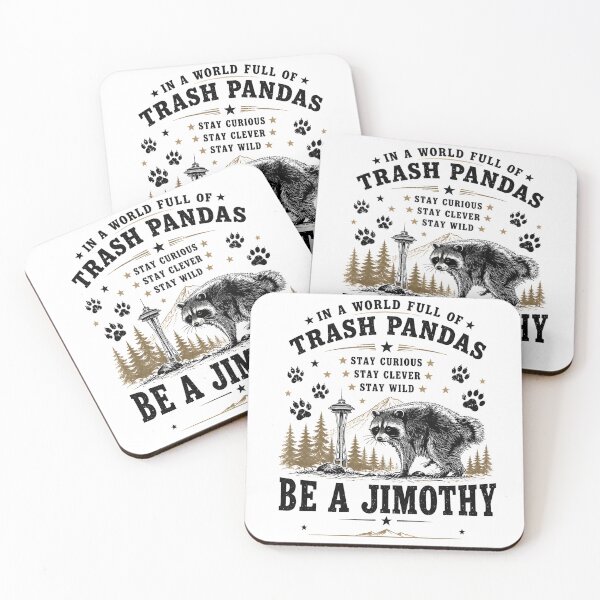 Item preview, Jimothy Raccoon - Be a Jimothy – Funny Trash Panda Raccoon Vintage Wildlife designed and sold by JessArty ⭐⭐⭐⭐⭐.