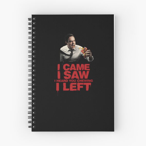 Item preview, I Came I Saw I Heard You Chewing I Left Funny Meme for Office Workers designed and sold by Redgiant87x.