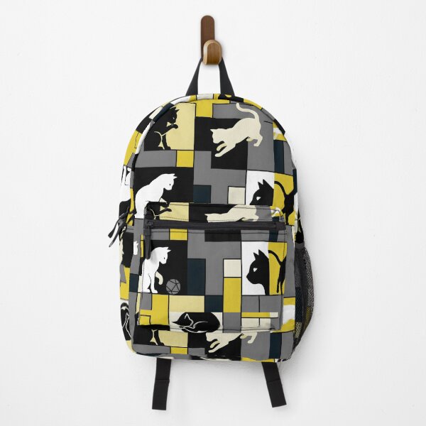Item preview, Mondrian Style Cats Geometric Pattern designed and sold by Timegraf.
