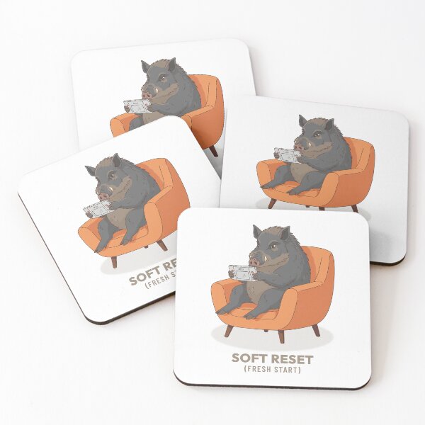 Item preview, Wild Boar Gaming Session Retro Aesthetic designed and sold by COZY VINTAGE animal.