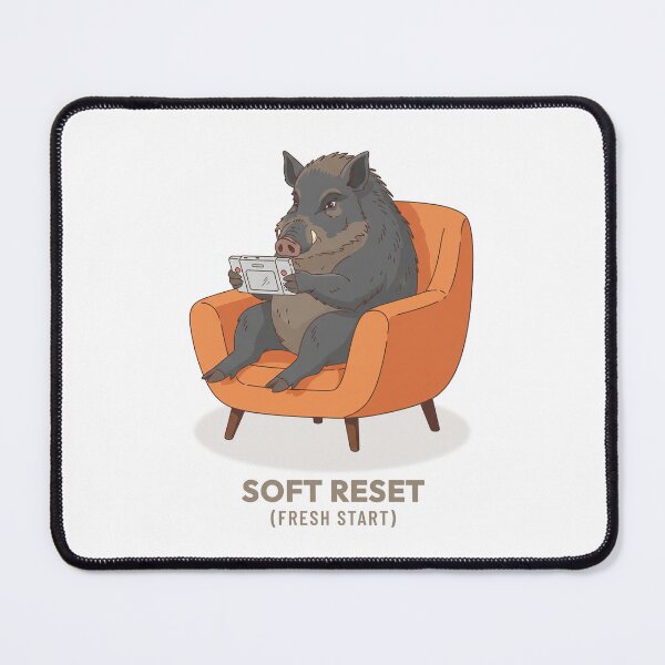 Item preview, Wild Boar Gaming Session Retro Aesthetic designed and sold by COZY VINTAGE animal.
