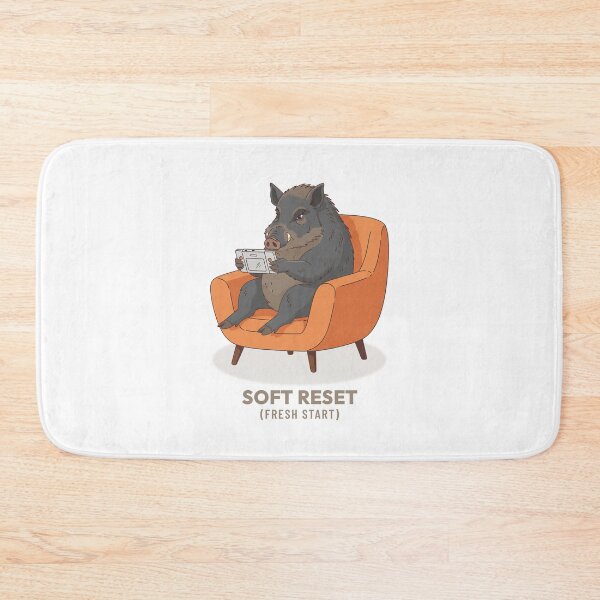 Item preview, Wild Boar Gaming Session Retro Aesthetic designed and sold by COZY VINTAGE animal.