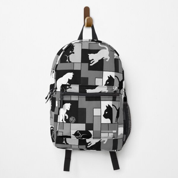 Item preview, Mondrian Style Cats Geometric Pattern designed and sold by Timegraf.