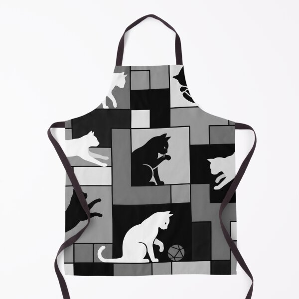 Item preview, Mondrian Style Cats Geometric Pattern designed and sold by Timegraf.
