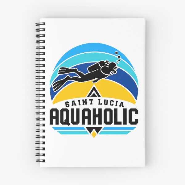 Item preview, St. Lucia Scuba Diving Retro Semicircle Silhouette Travel designed and sold by scicilysimonee.