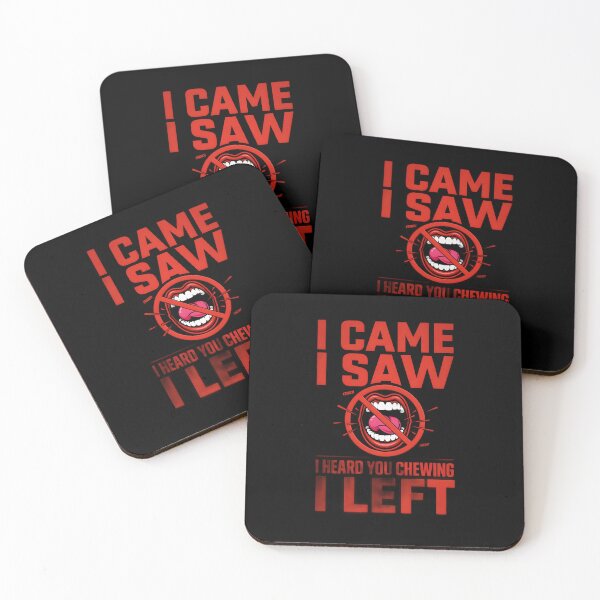 Item preview, I Came I Saw I Heard You Chewing I Left Funny Loud Chewing Gift Idea designed and sold by Redgiant87x.