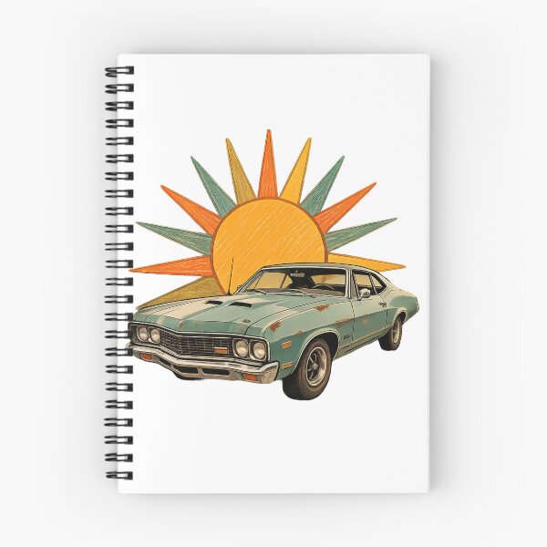 Item preview, Vintage Classic Muscle Car Sunset Retro Design designed and sold by MintvexaDesign.
