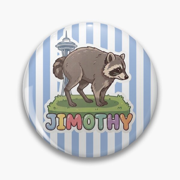 Item preview, Jimothy the Raccoon  designed and sold by Wholesome Chaos.