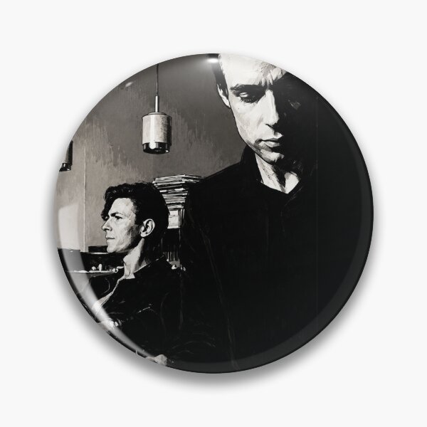 Item preview, Brian Eno & David Bowie iconic image designed and sold by Lifer Art and Design.