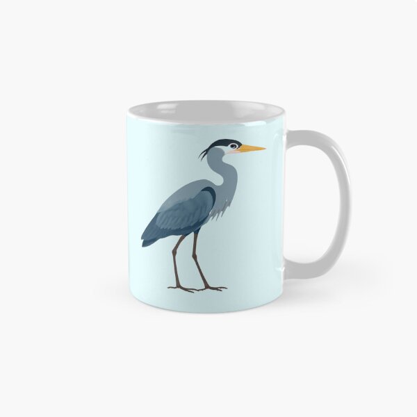 Item preview, Majestic Heron Bird Illustration – Elegant Wildlife Nature Art designed and sold by cute-corner0.