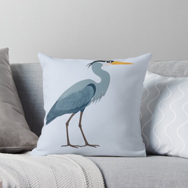 Item preview, Majestic Heron Bird Illustration – Elegant Wildlife Nature Art designed and sold by cute-corner0.