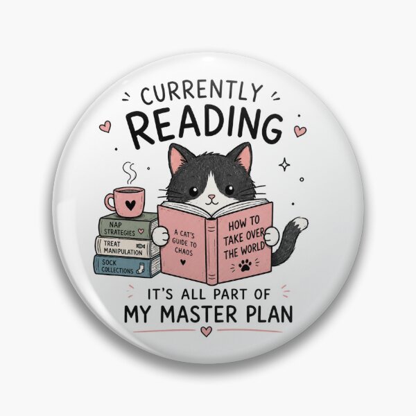 Item preview, Currently Reading: How to Take Over the World | Funny Cat Reading Book | Cute Book Lover Gift | Cat Lover Shirt designed and sold by RaeaSunShineDesigns.