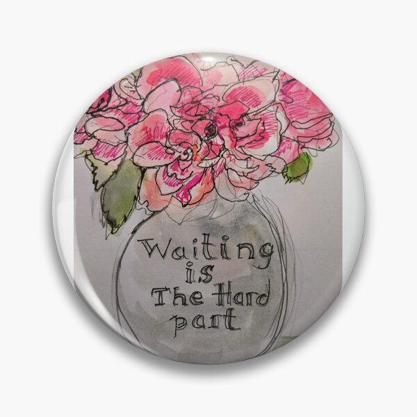 Item preview, Flowers of waiting, illustration hand drawn designed and sold by lydiaknoxart.