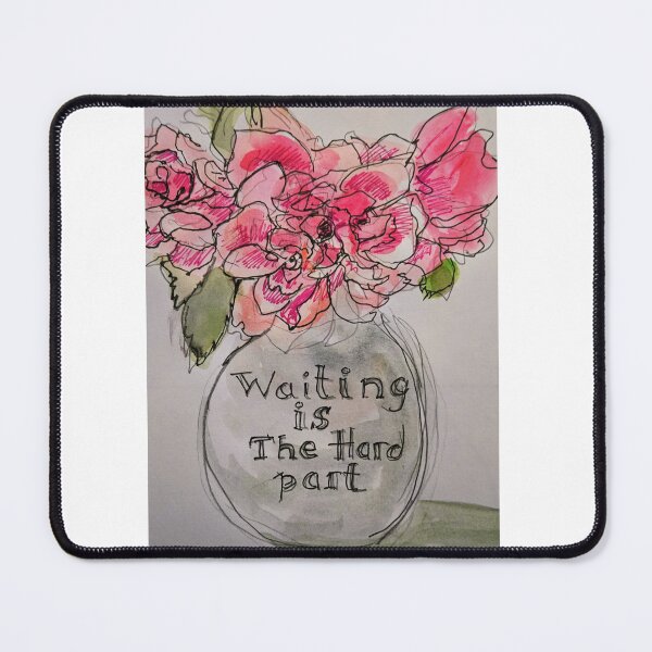 Item preview, Flowers of waiting, illustration hand drawn designed and sold by lydiaknoxart.