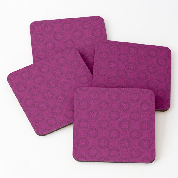 Item preview, Mandala Tile - Magenta2 designed and sold by Moonlit Datura.