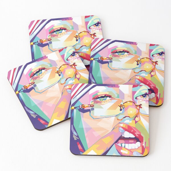 Item preview, Billie Eilish - Geometric Pop Art designed and sold by DGMaxShop.