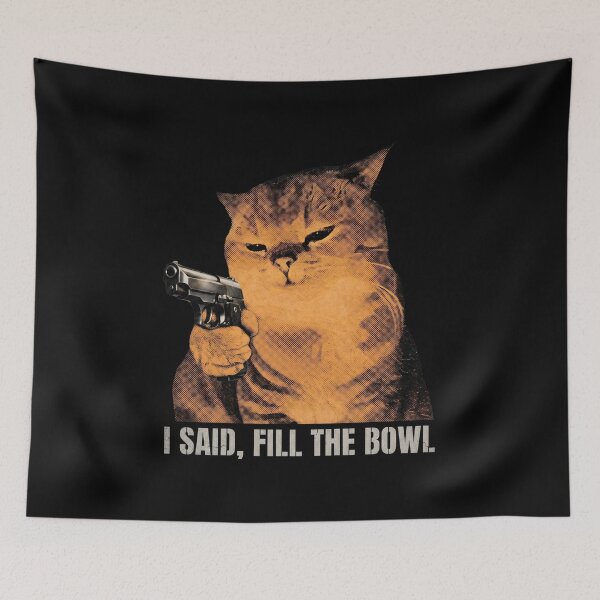 Item preview, Funny Cat Shirt Cat with Gun T-Shirt Badass Cat Leather Vest Tee Sarcastic Cat Lover Gift Cute Cat Pun Top Funny Animal T-Shirt [Black Shirt Only] designed and sold by Off-Road-Zone.
