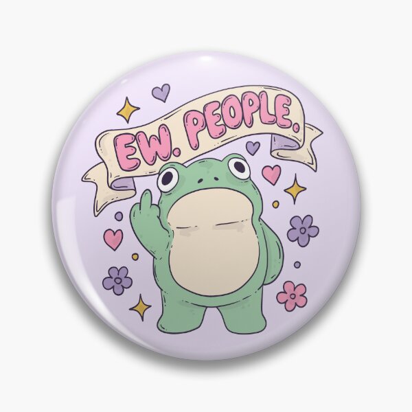 Item preview, Funny Frog – Ew People designed and sold by Jess.a.creates.