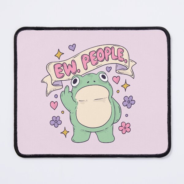 Item preview, Funny Frog – Ew People designed and sold by Jess.a.creates.