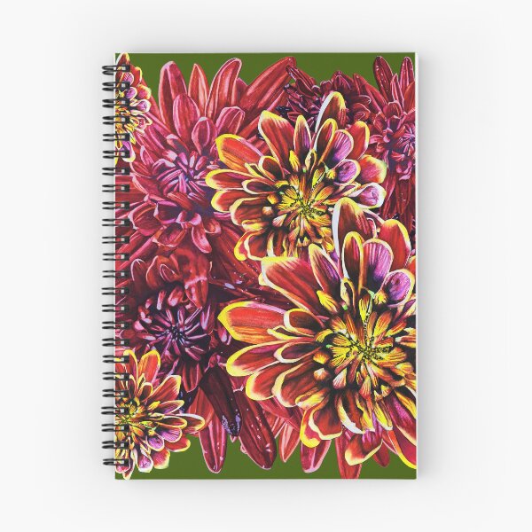 Item preview, Red Chrysanthemums 5 designed and sold by nastiaart.